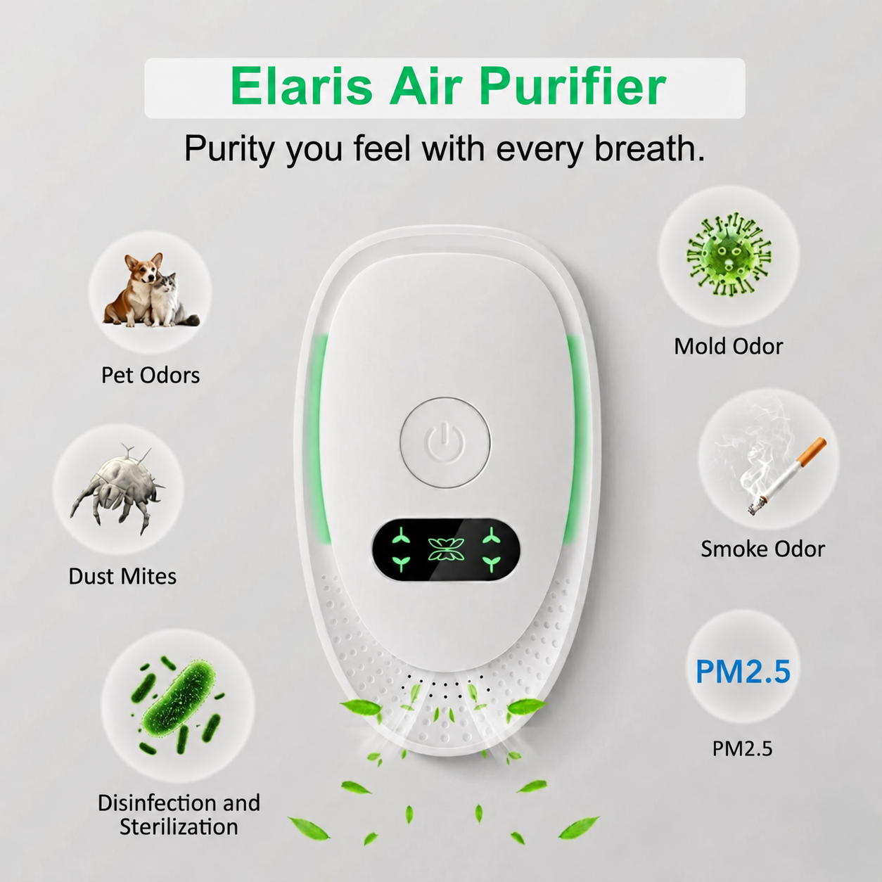 Elaris Air Purifier | Fresher Air at Home